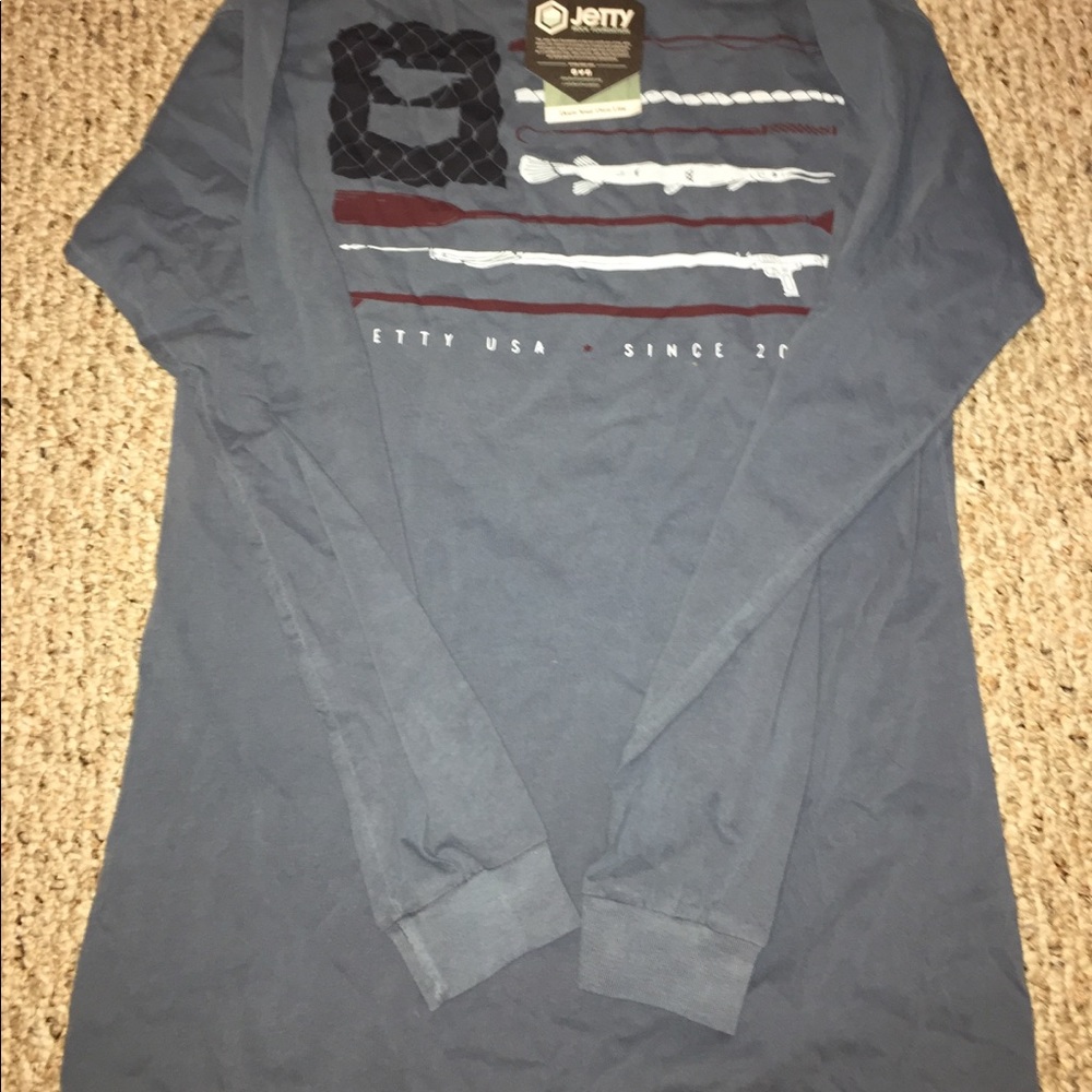 Fishing American Flag Shirt